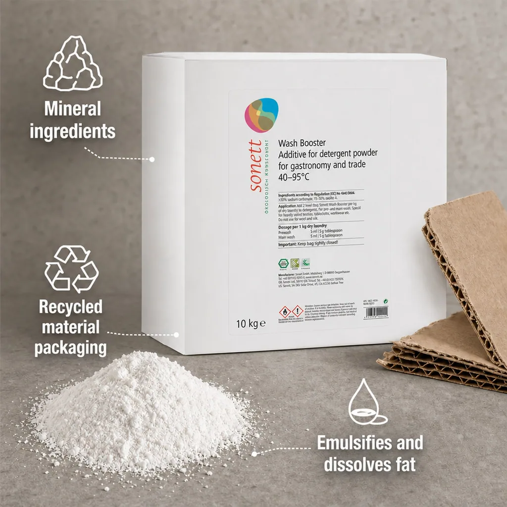 Laundry Booster 10 kg, Laundry Detergent Booster, Laundry Additive, Commercial/Industrial Use