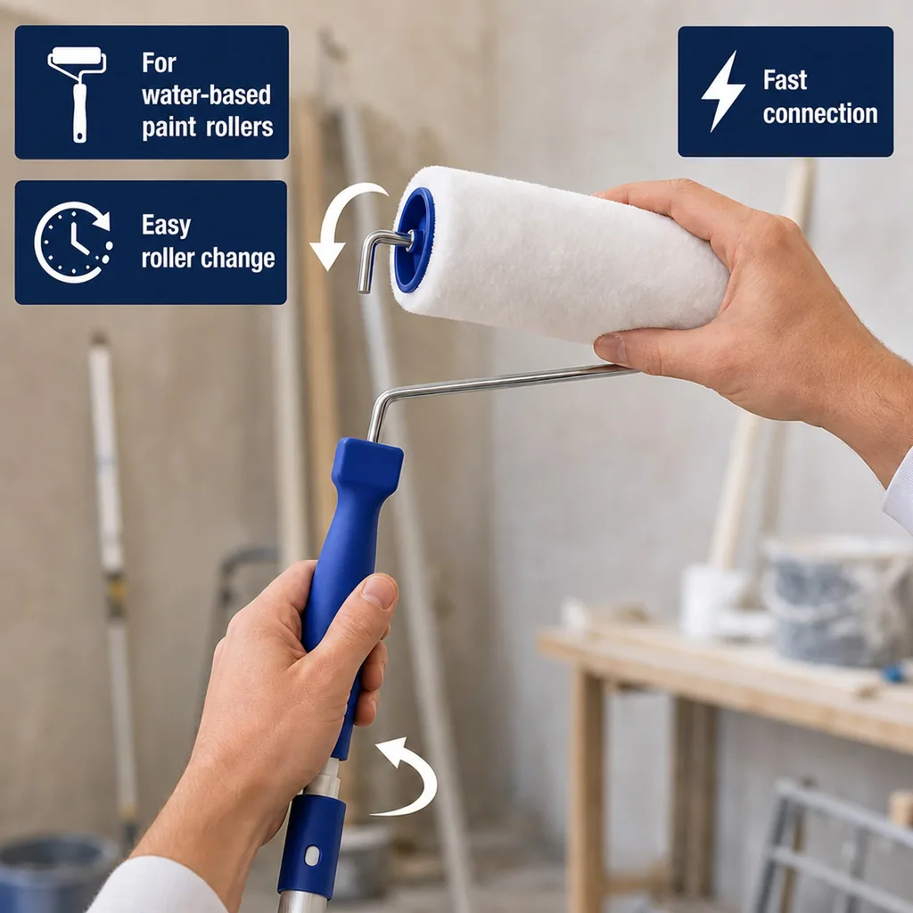 Paint roller frame, 250mm roller frame, roller handle