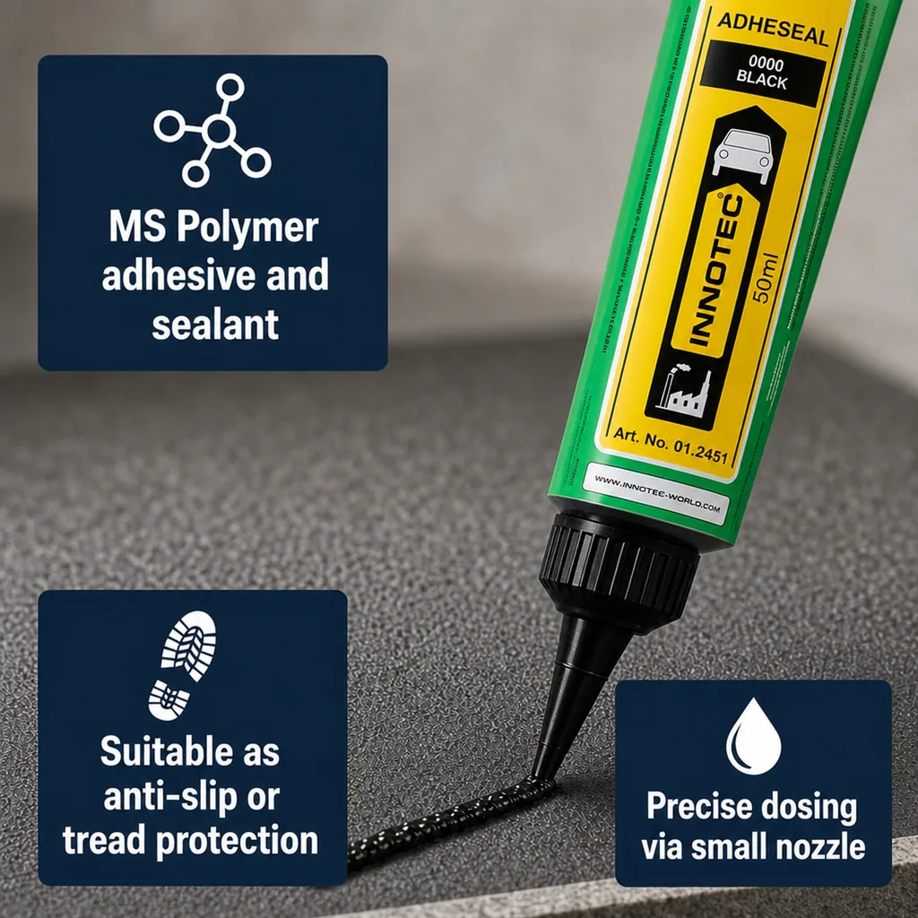 Sealant Adhesive, Express, Black Sealant, 50 ml