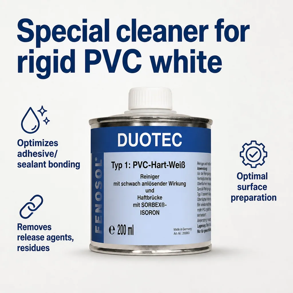 PVC adhesive, PVC glue, white PVC adhesive, 200ml