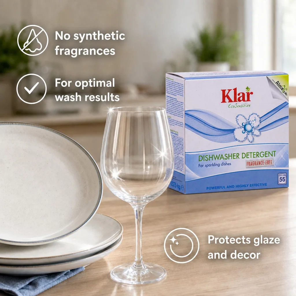 Dishwasher Rinse Aid 1,375 kg, Fragrance-Free, Unscented