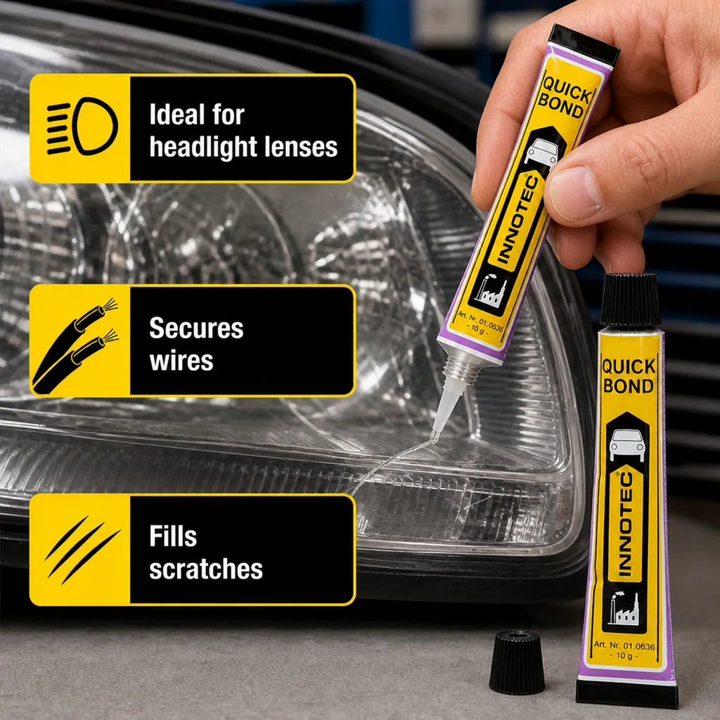 Instant Adhesive, Gel Super Glue, 10 g Tube