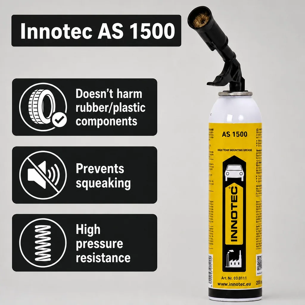 Lubricant Grease, 200 ml Grease with Brush Applicator, Angle Adapter