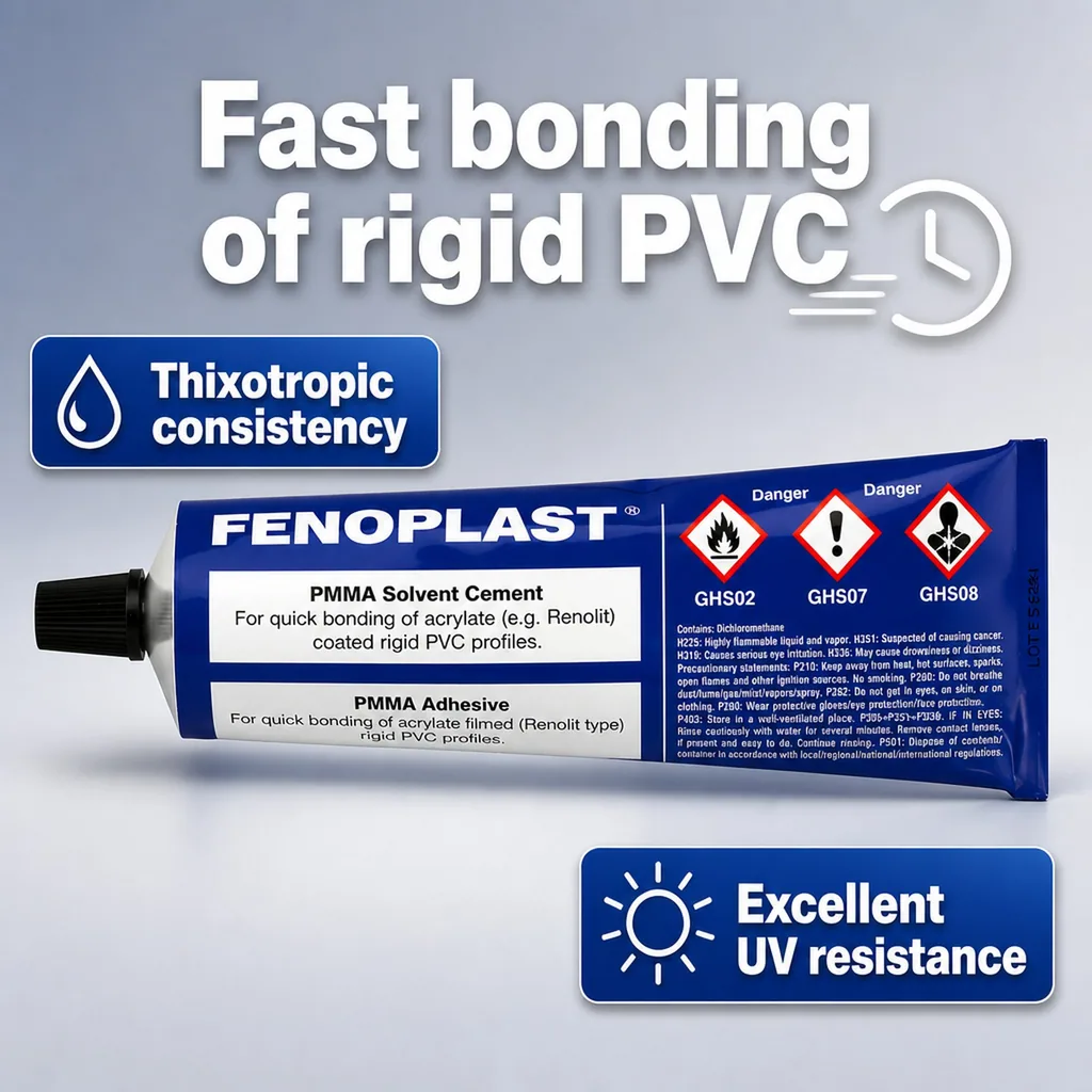 PMMA Adhesive, Acrylic Adhesive, PMMA Glue, Acrylic Glue, 180 g Tube, Solvent Welding