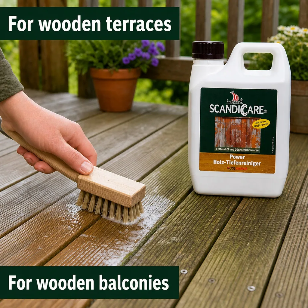 Wood Cleaner, Deep Wood Cleaner, Power Holz Tiefenreiniger 1 Liter, Wood Floor Cleaner