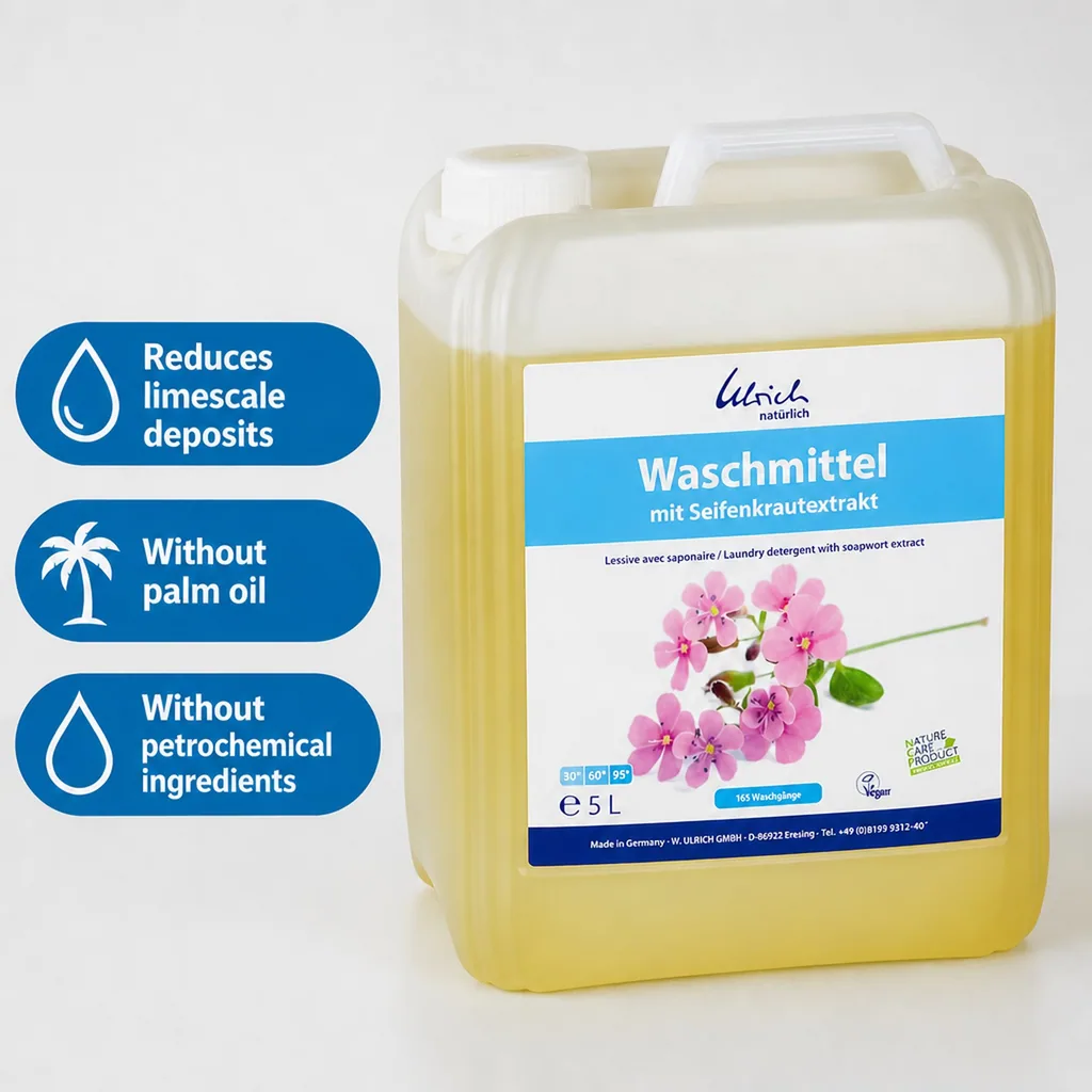 Laundry Detergent 5 Liter, Liquid, Natural, Seepweed Extract