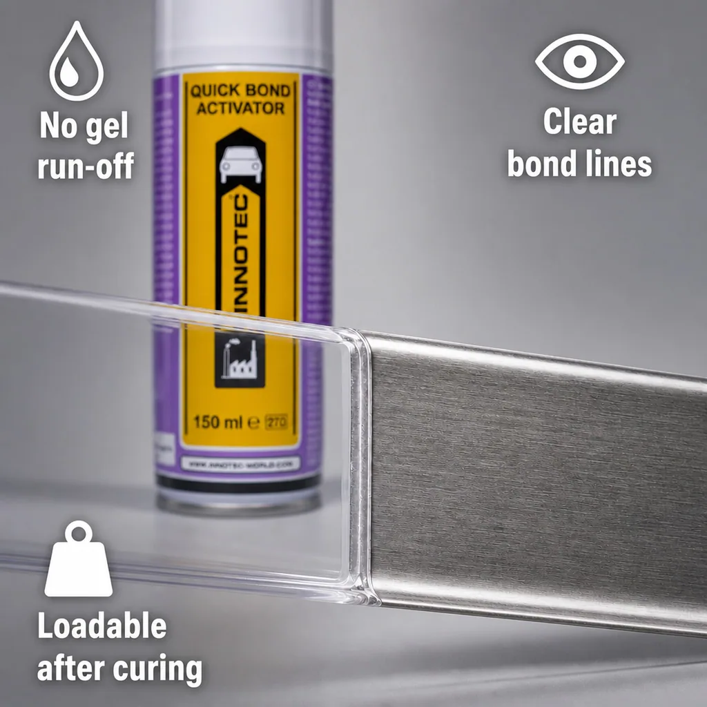 Instant Adhesive Activator, Quick Bond Activator 150 ml, Glue Accelerator