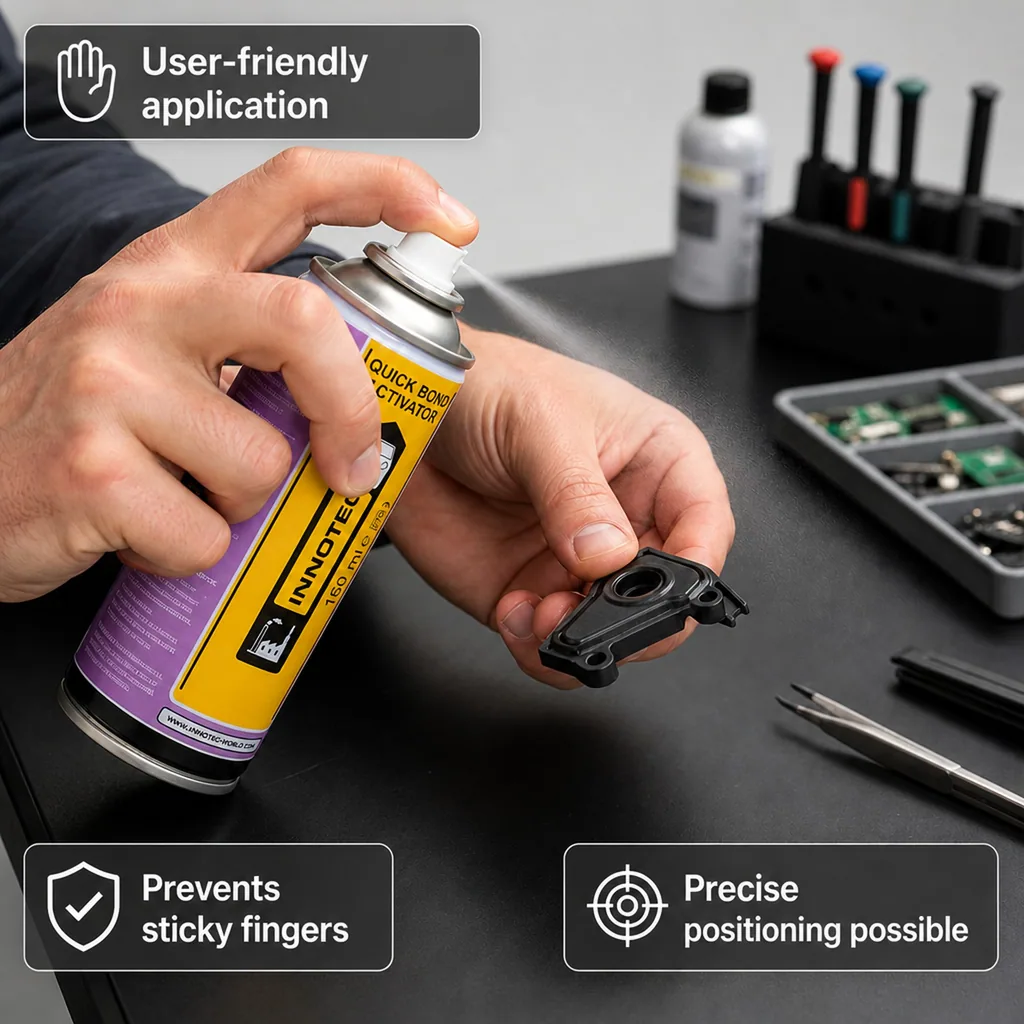 Instant Adhesive Activator, Quick Bond Activator 150 ml, Glue Accelerator