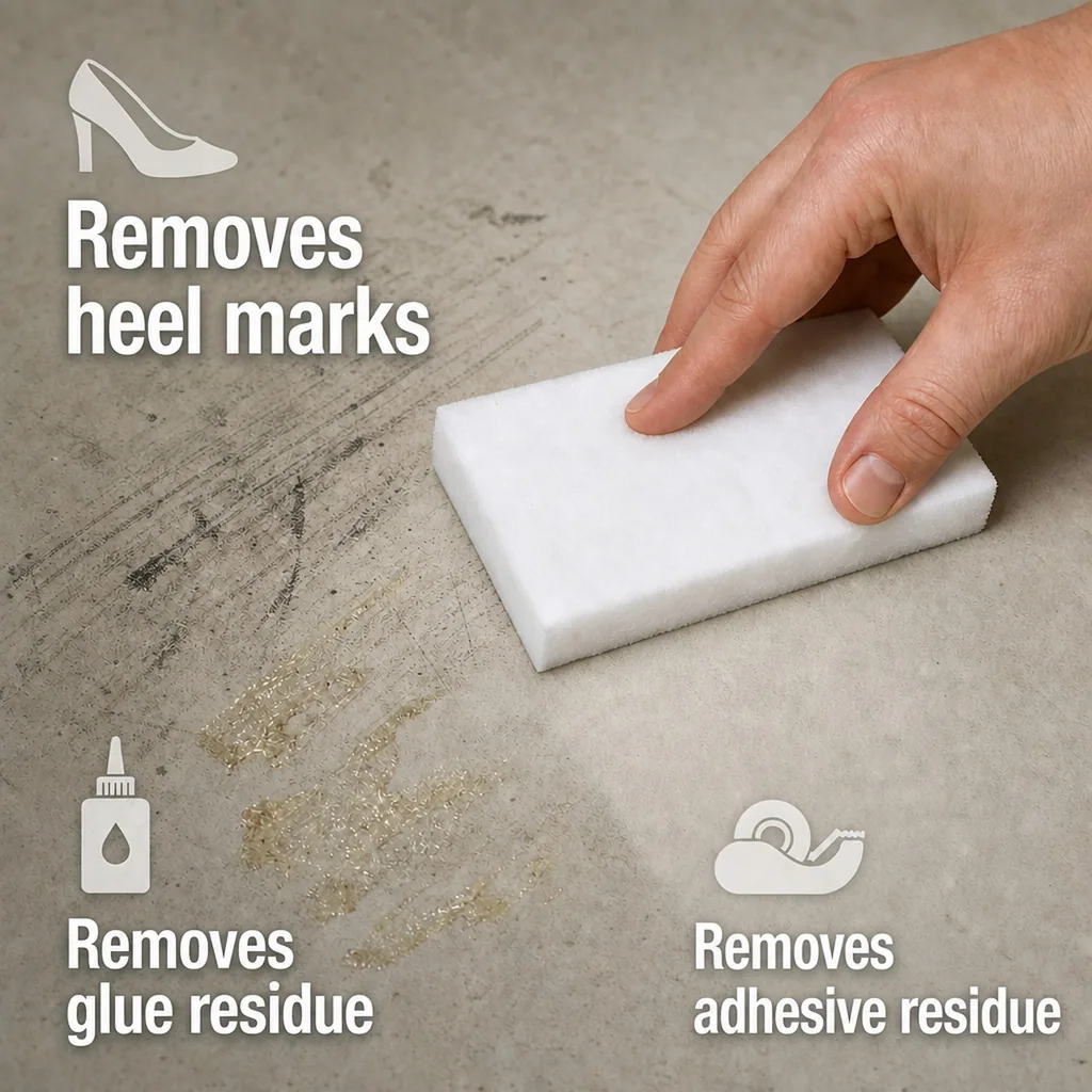 Hand Pad, White Hand Pad, 12 x 25 x 0,6cm, 5 Piece, Cleaning Pad