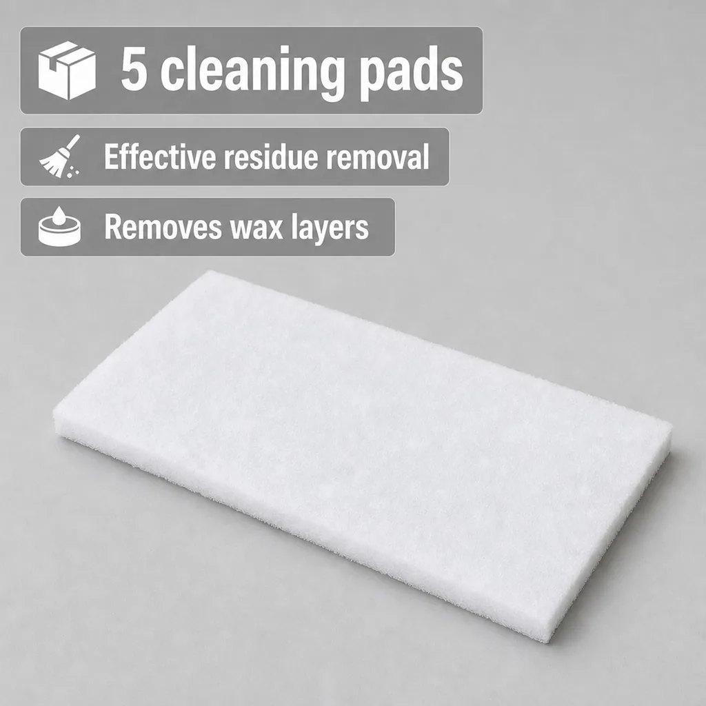 Hand Pad, White Hand Pad, 12 x 25 x 0,6cm, 5 Piece, Cleaning Pad