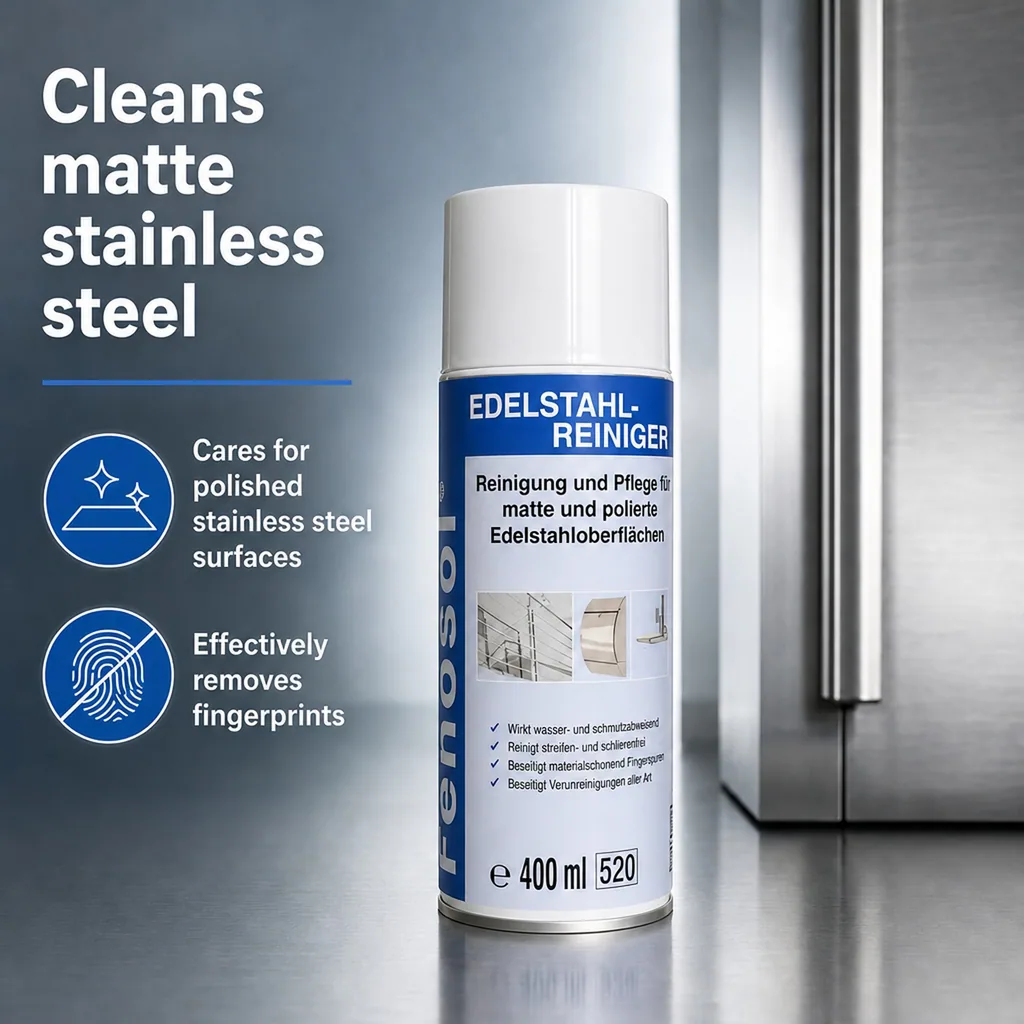 Stainless Steel Cleaner, Stainless Steel Spray, Metal Cleaner, 400 ml Spraydose