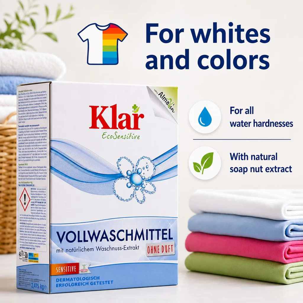 Laundry detergent, Laundry powder 2,475kg, Natural laundry detergent