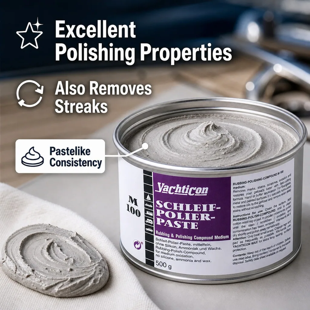 Polishing Compound 500g, Medium Polishing Paste, Automotive Polishing Compound