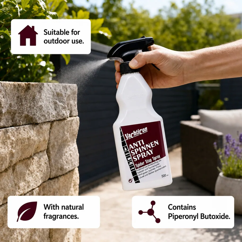 Spider Repellent Spray, Spider Spray, Outdoor Spider Repellent 500 ml