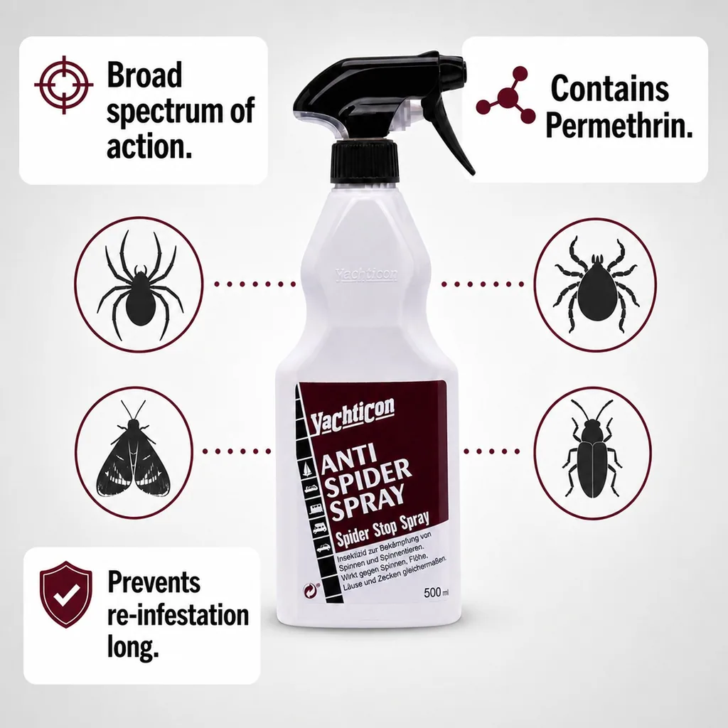 Spider Repellent Spray, Spider Spray, Outdoor Spider Repellent 500 ml