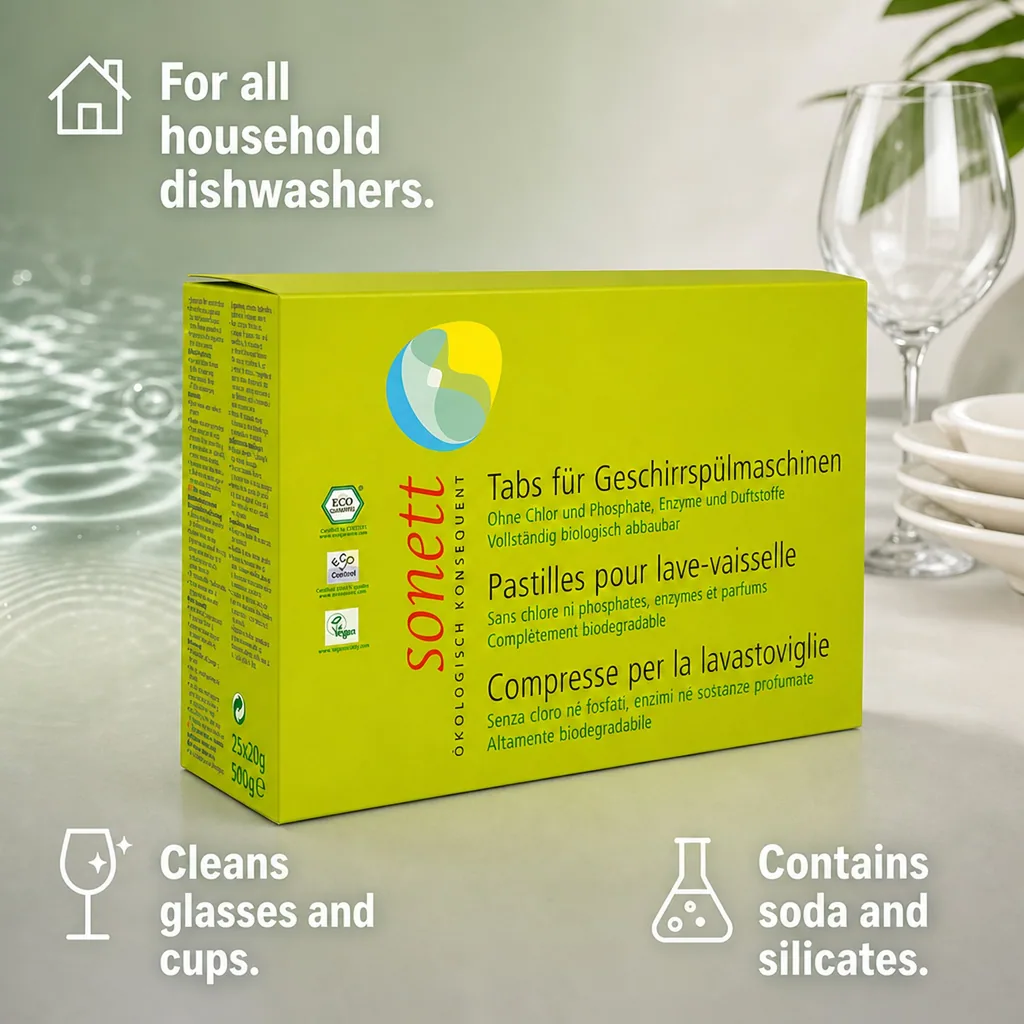 Dishwasher Tablets 500g, Dishwasher Tabs, Dishwashing Tabs, 25 x 20g