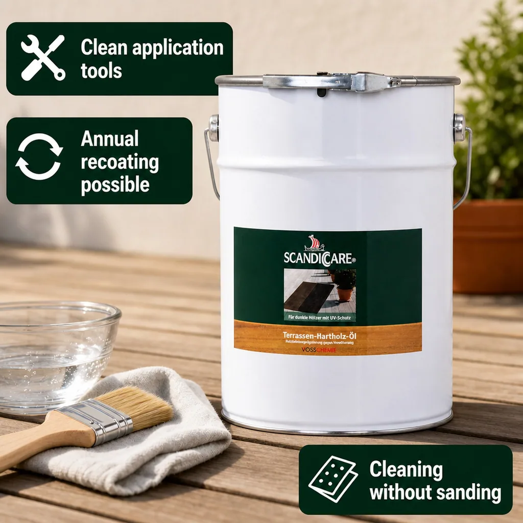Hardwood Decking Oil 10 Liter, Hardwood Oil, Terrace Oil