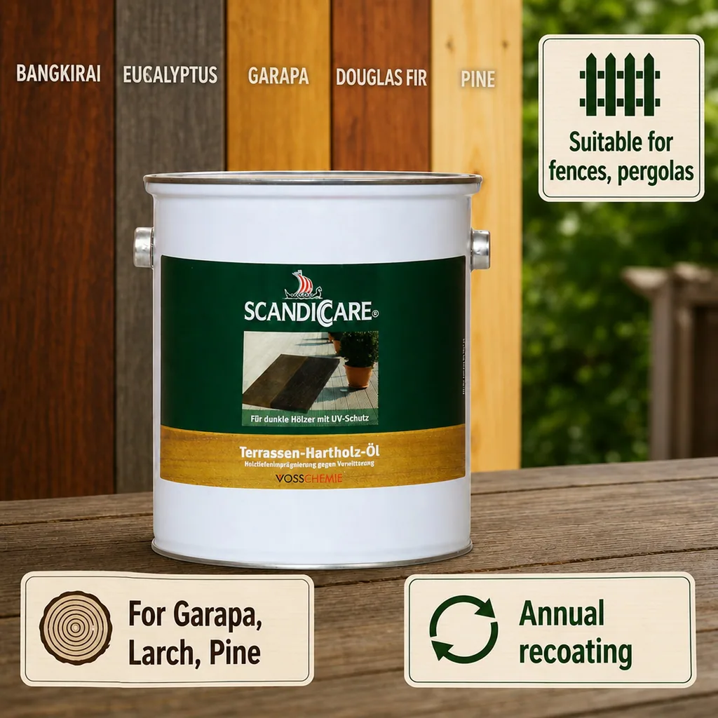 Hardwood Decking Oil 3 Liter, Hardwood Oil, Terrace Oil