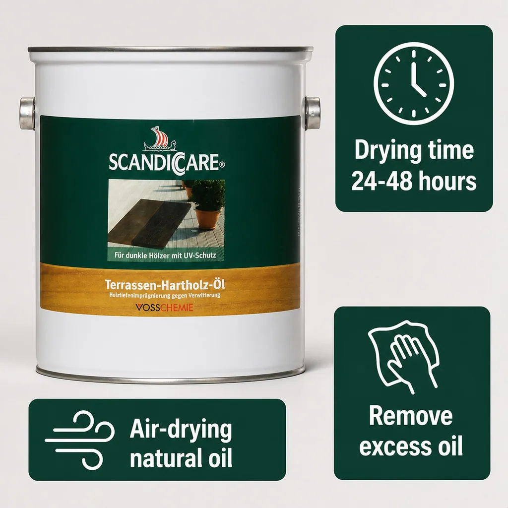 Hardwood Decking Oil 3 Liter, Hardwood Oil, Terrace Oil