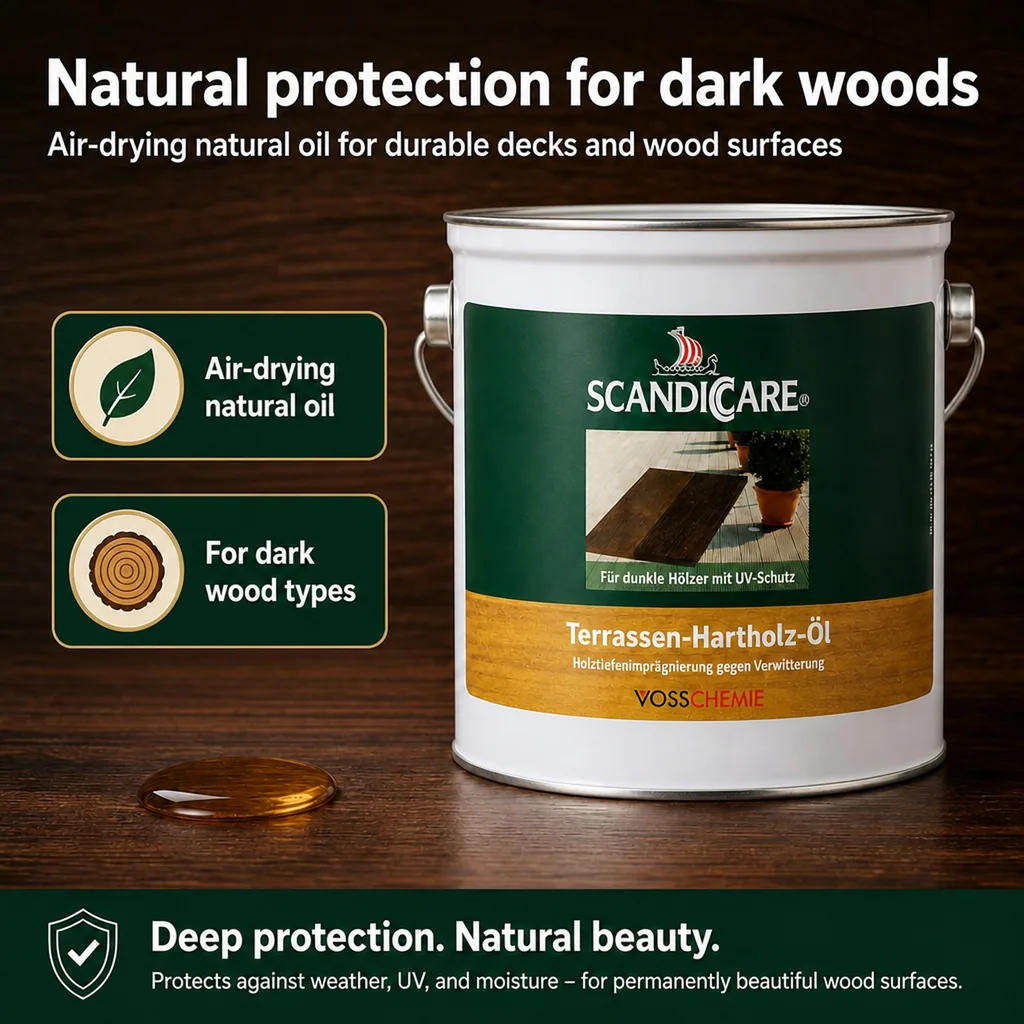 Hardwood Decking Oil 3 Liter, Hardwood Oil, Terrace Oil