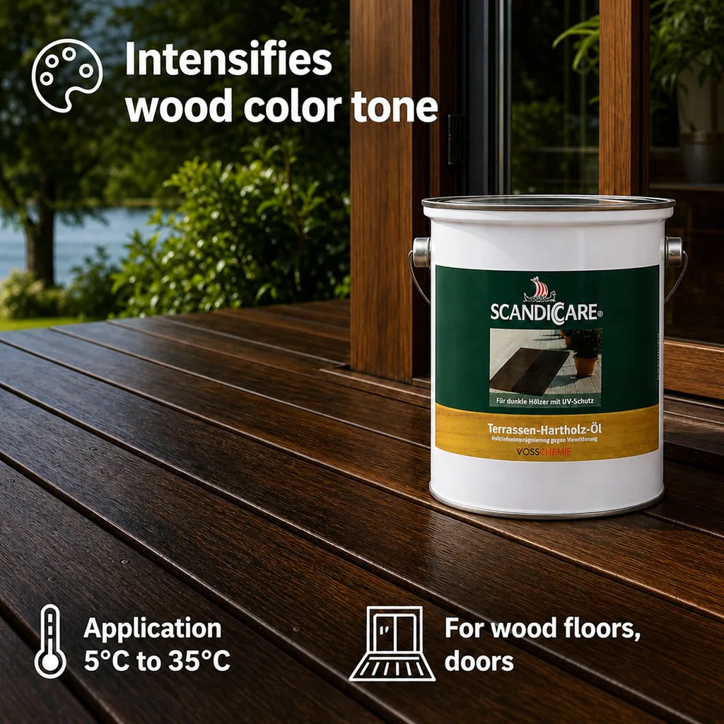 Hardwood Decking Oil 3 Liter, Hardwood Oil, Terrace Oil