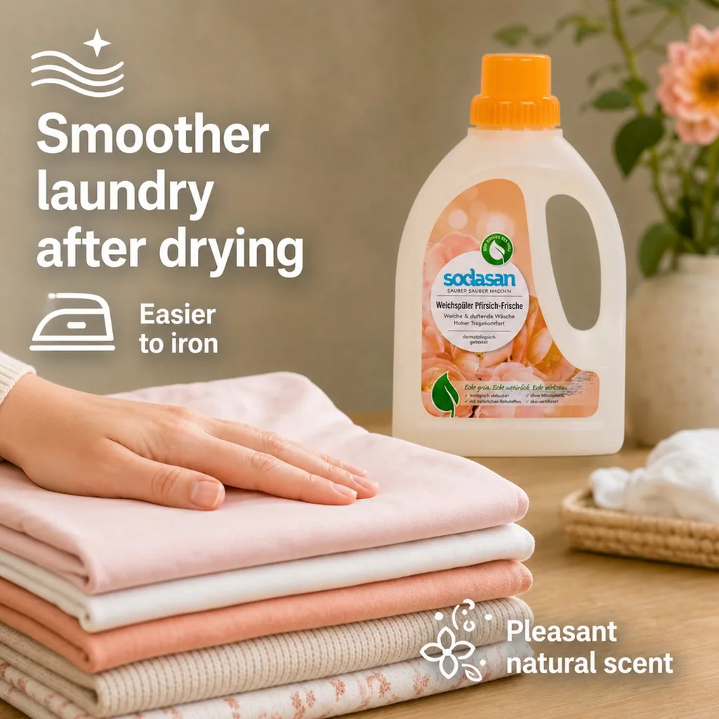 Fabric Softener, Peach, 750ml, Natural Fabric Softener