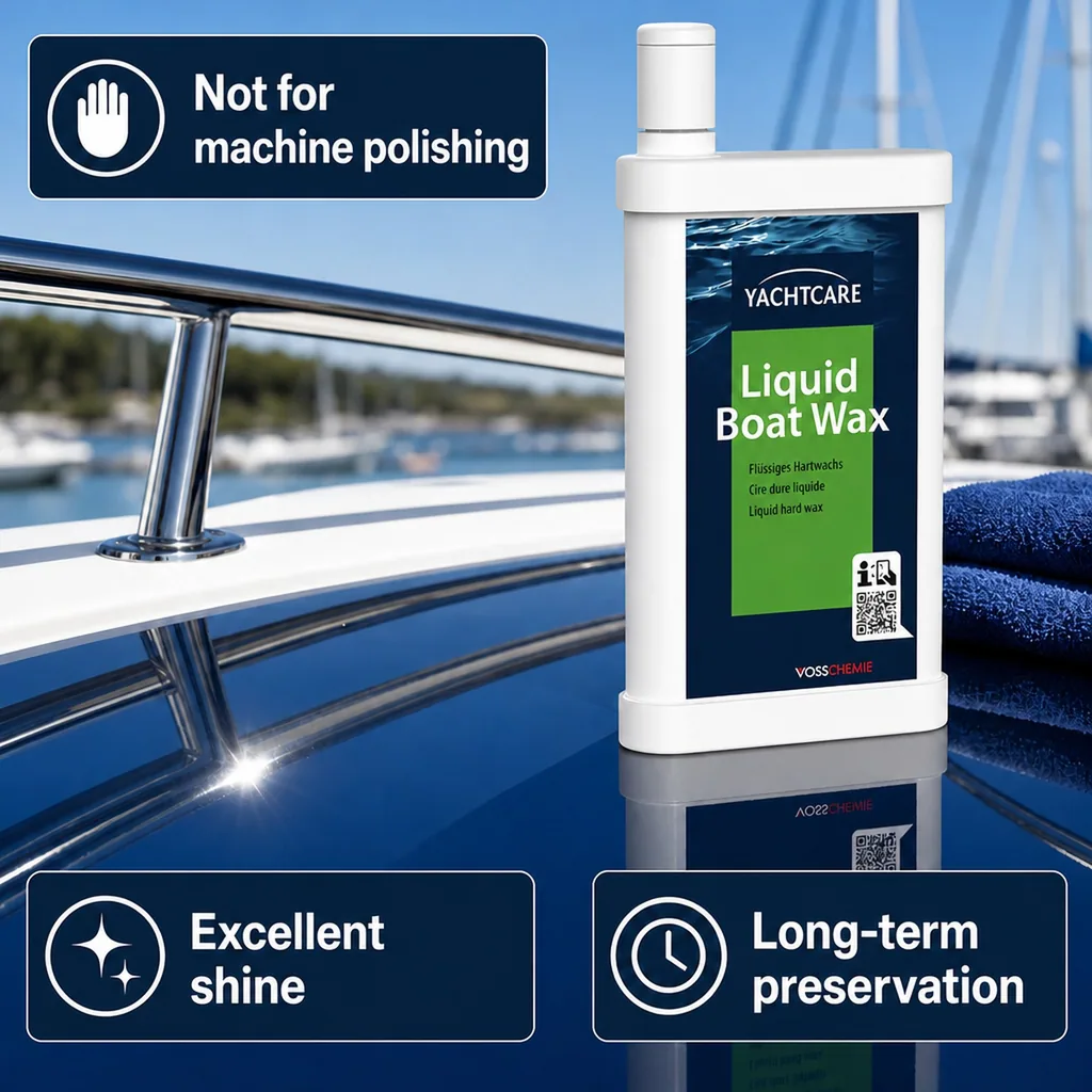 Boat Wax, Liquid Boat Wax 500 ml, Marine Polish