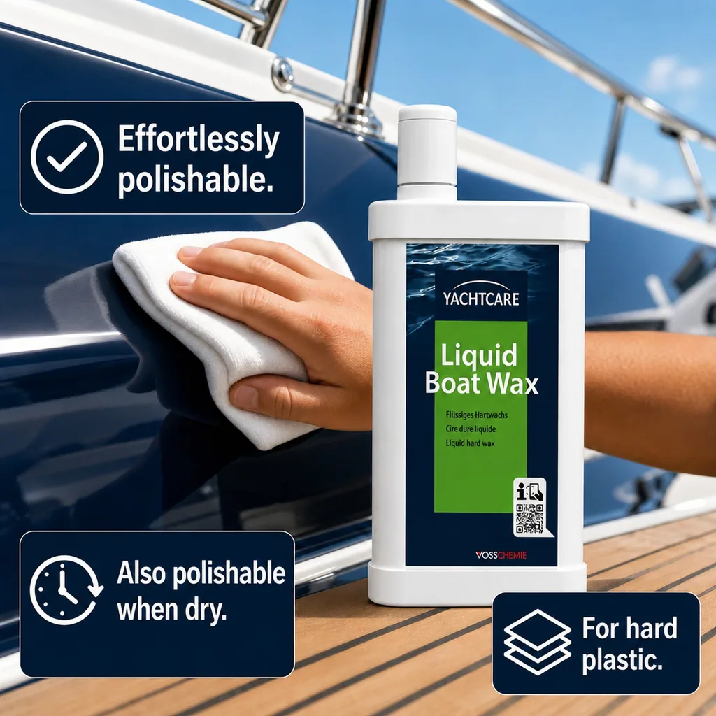 Boat Wax, Liquid Boat Wax 500 ml, Marine Polish