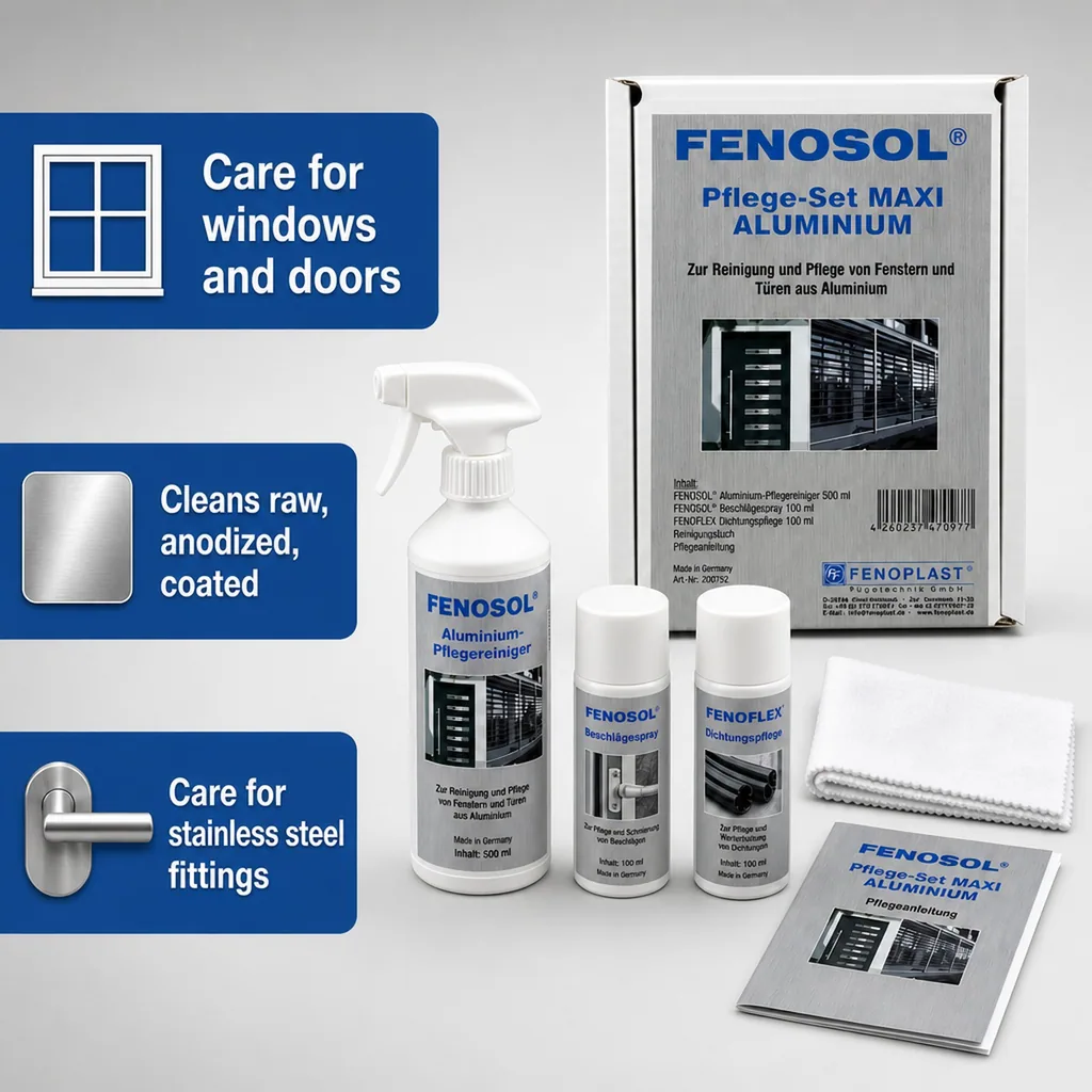 Aluminum Cleaner, Aluminum Care Set, Aluminum Restoration Kit MAXI