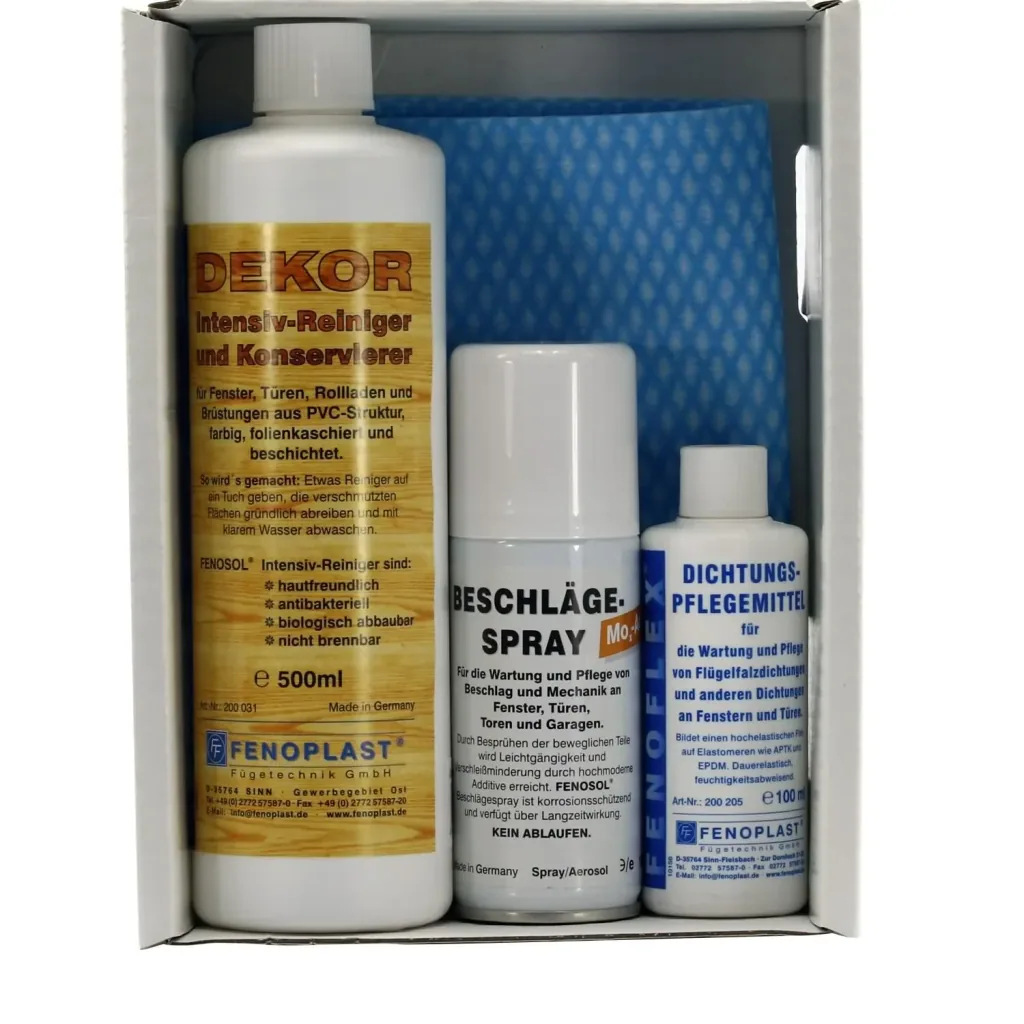 Window profile cleaner, window frame cleaner, colored window frame cleaner, window profile care set MAXI