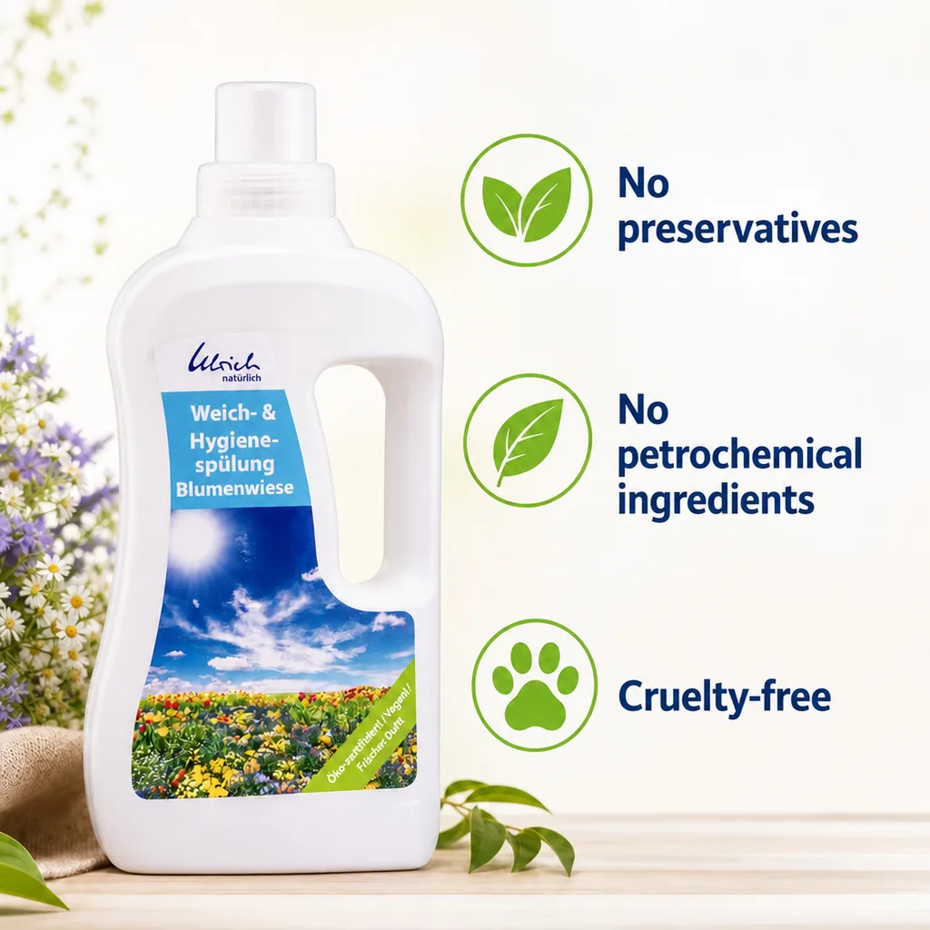 Fabric Softener, Laundry Softener, Natural Fabric Softener, 1 Liter