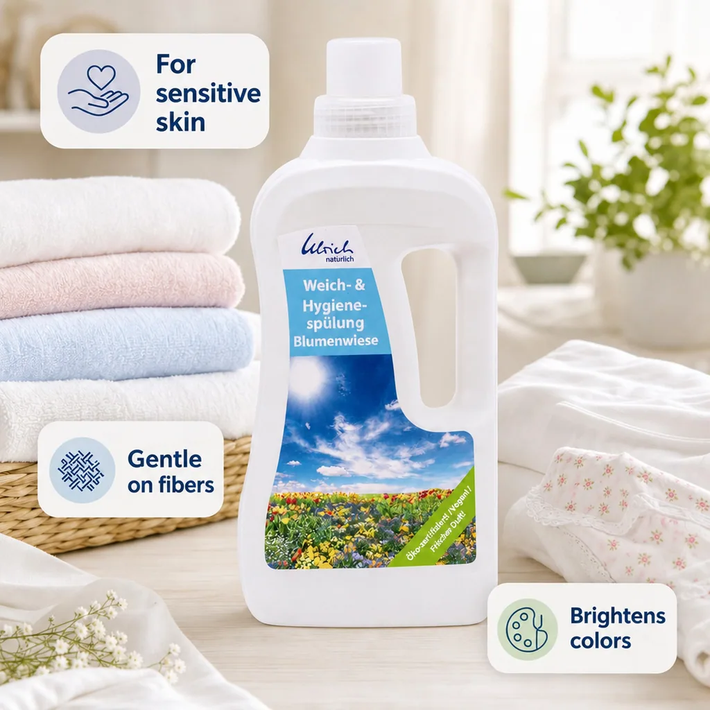 Fabric Softener, Laundry Softener, Natural Fabric Softener, 1 Liter