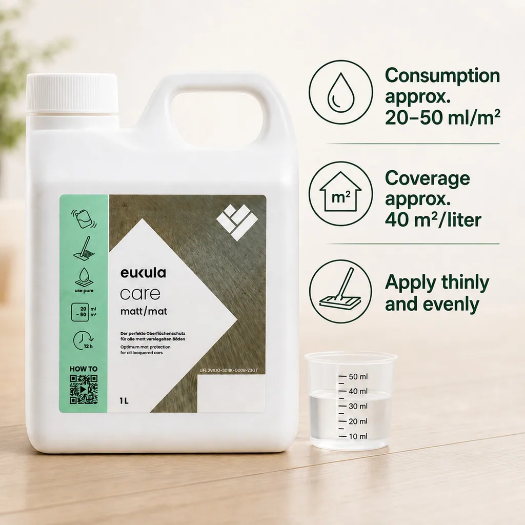 Matte Floor Cleaner 1 Liter, Matte Wood Floor Cleaner, Matte Finish Floor Cleaner