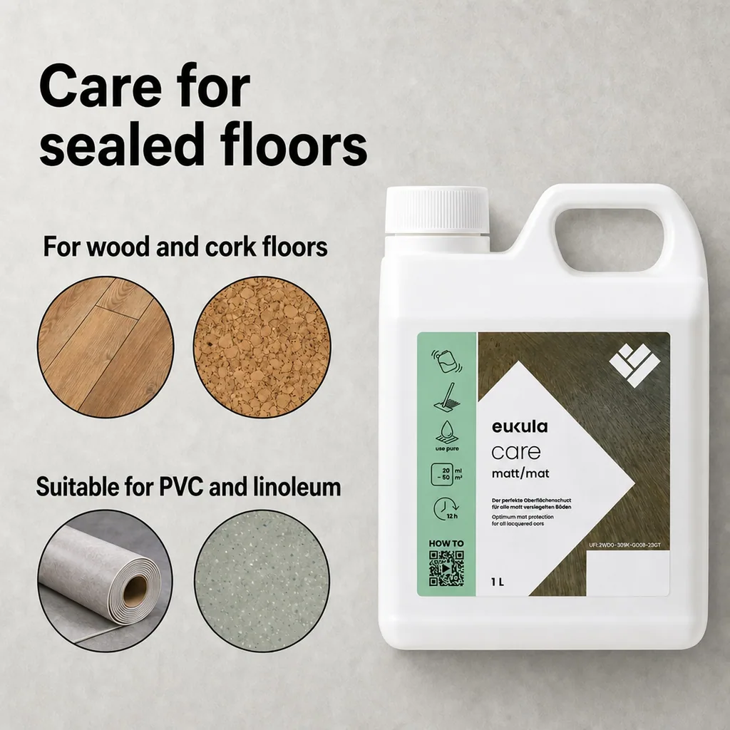 Matte Floor Cleaner 1 Liter, Matte Wood Floor Cleaner, Matte Finish Floor Cleaner