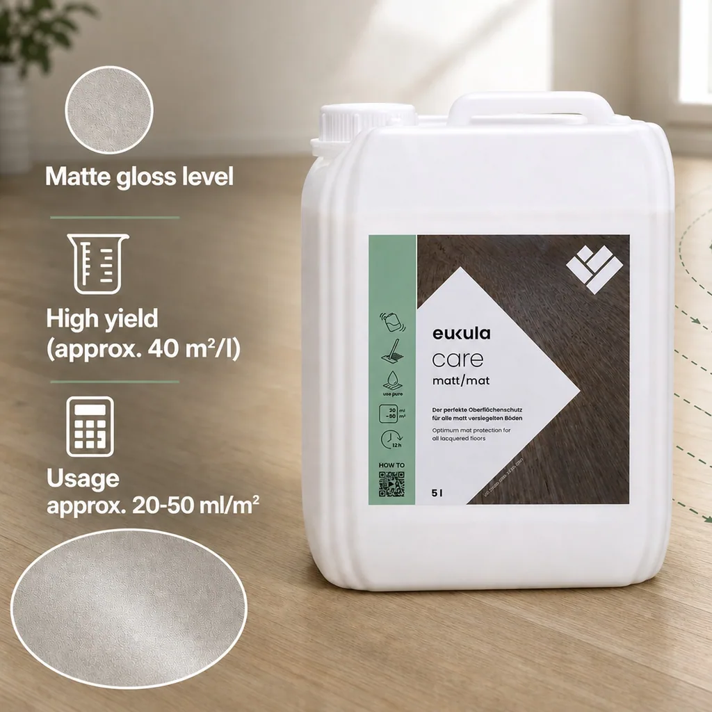 Wood Floor Cleaner 5 Liter, Matte Floor Cleaner, Wood Floor Care