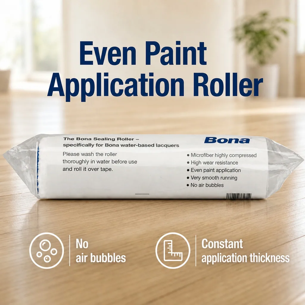 Paint Roller, 25cm, Sealing Roller, 11mm Lackwalze