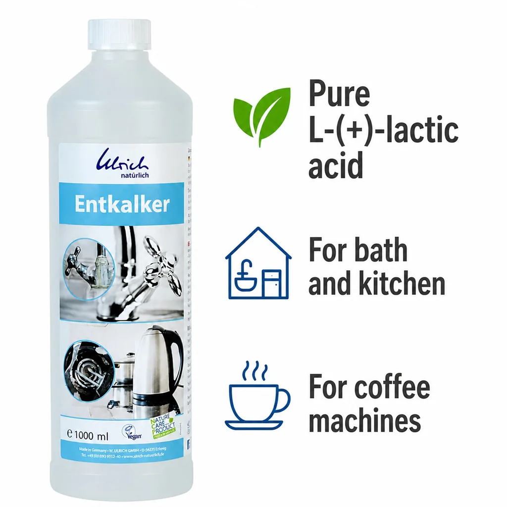 Descaler 1 Liter, Natural Descaler, Lime Scale Remover, Descaling Solution