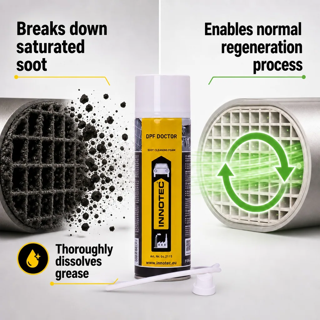 DPF cleaner, 500 ml incl. weißer Sprühsonde, DPF spray