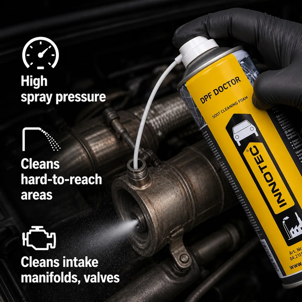 DPF cleaner, 500 ml incl. weißer Sprühsonde, DPF spray