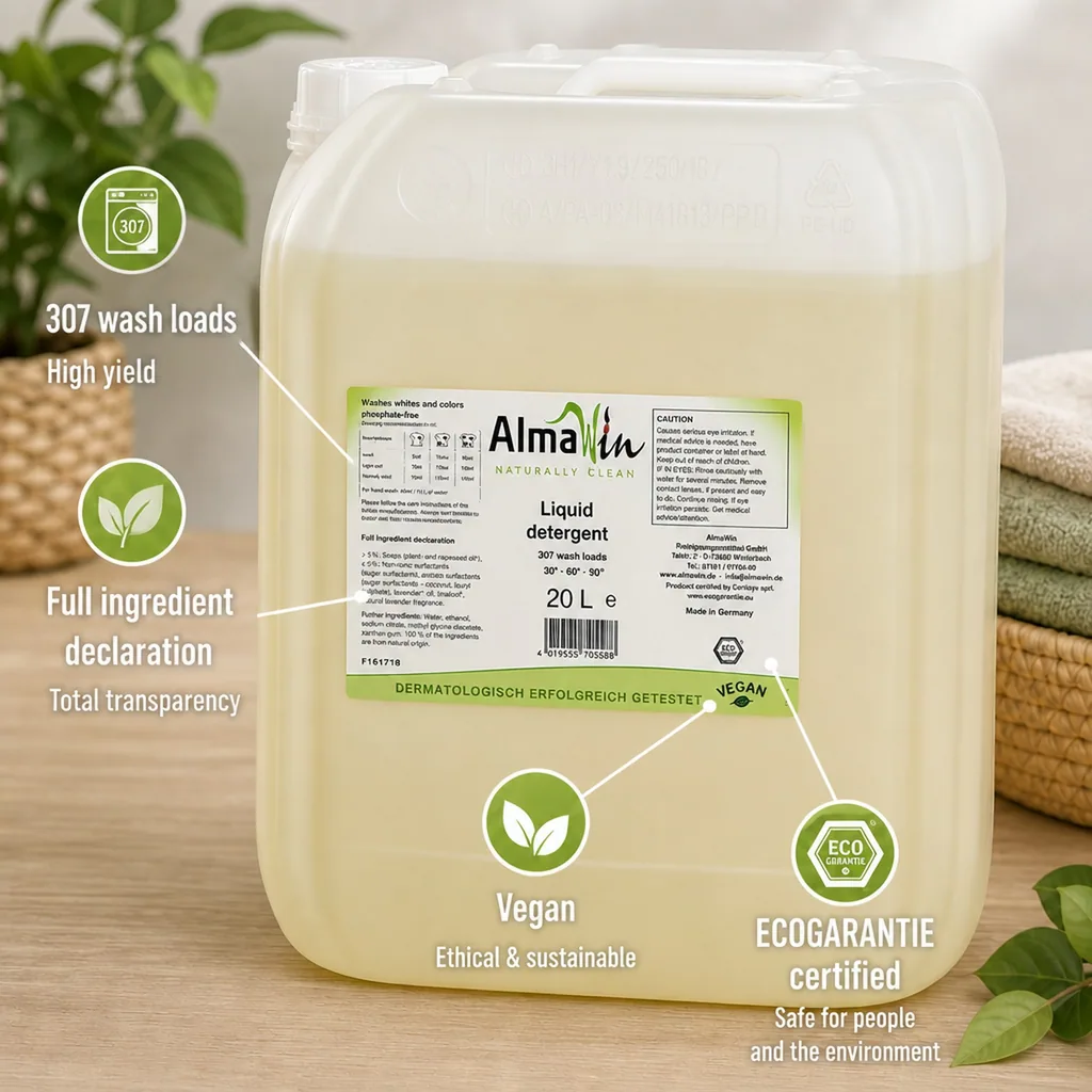 Laundry Detergent 20 Liter, Liquid Laundry Detergent, Eco Friendly Laundry Detergent