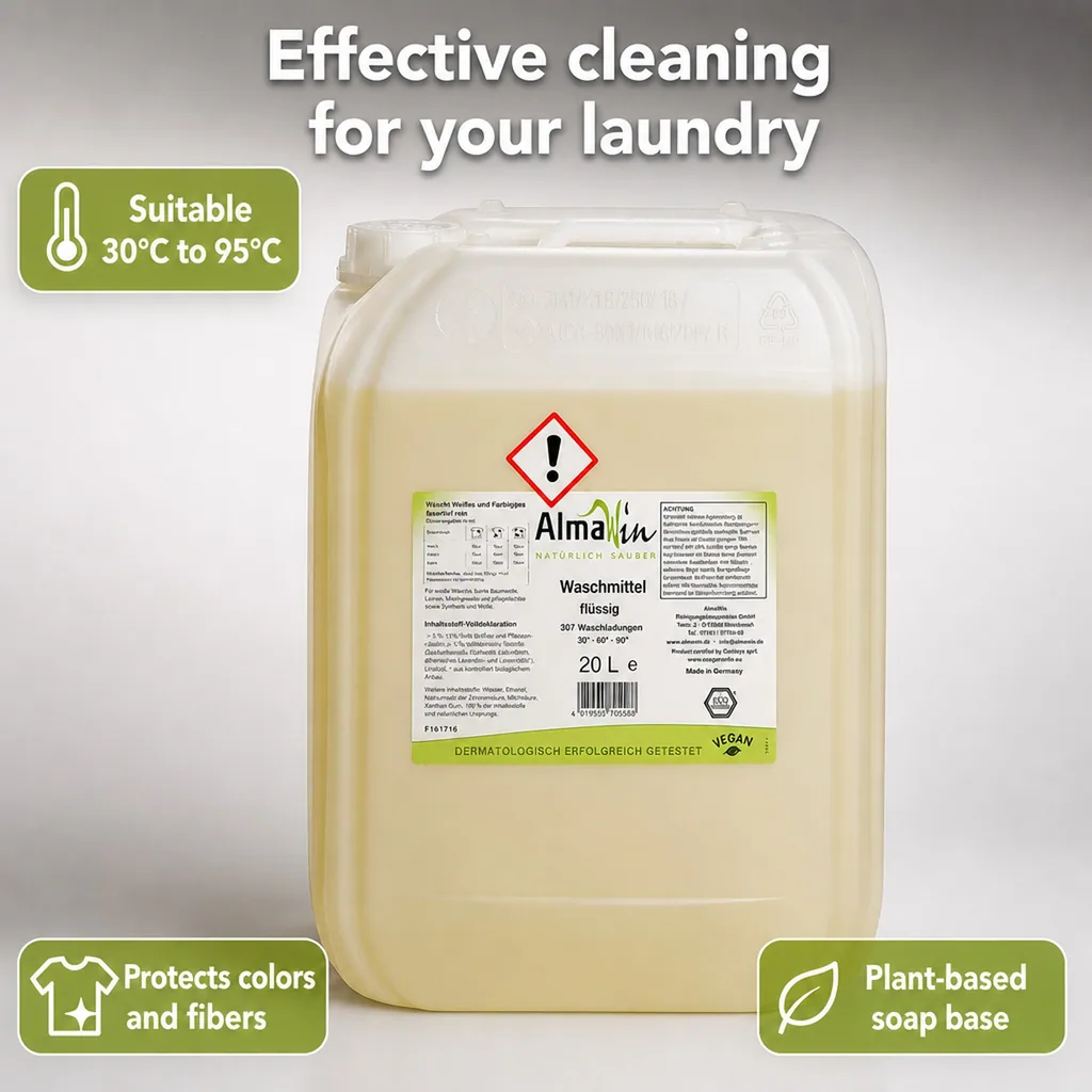 Laundry Detergent 20 Liter, Liquid Laundry Detergent, Eco Friendly Laundry Detergent
