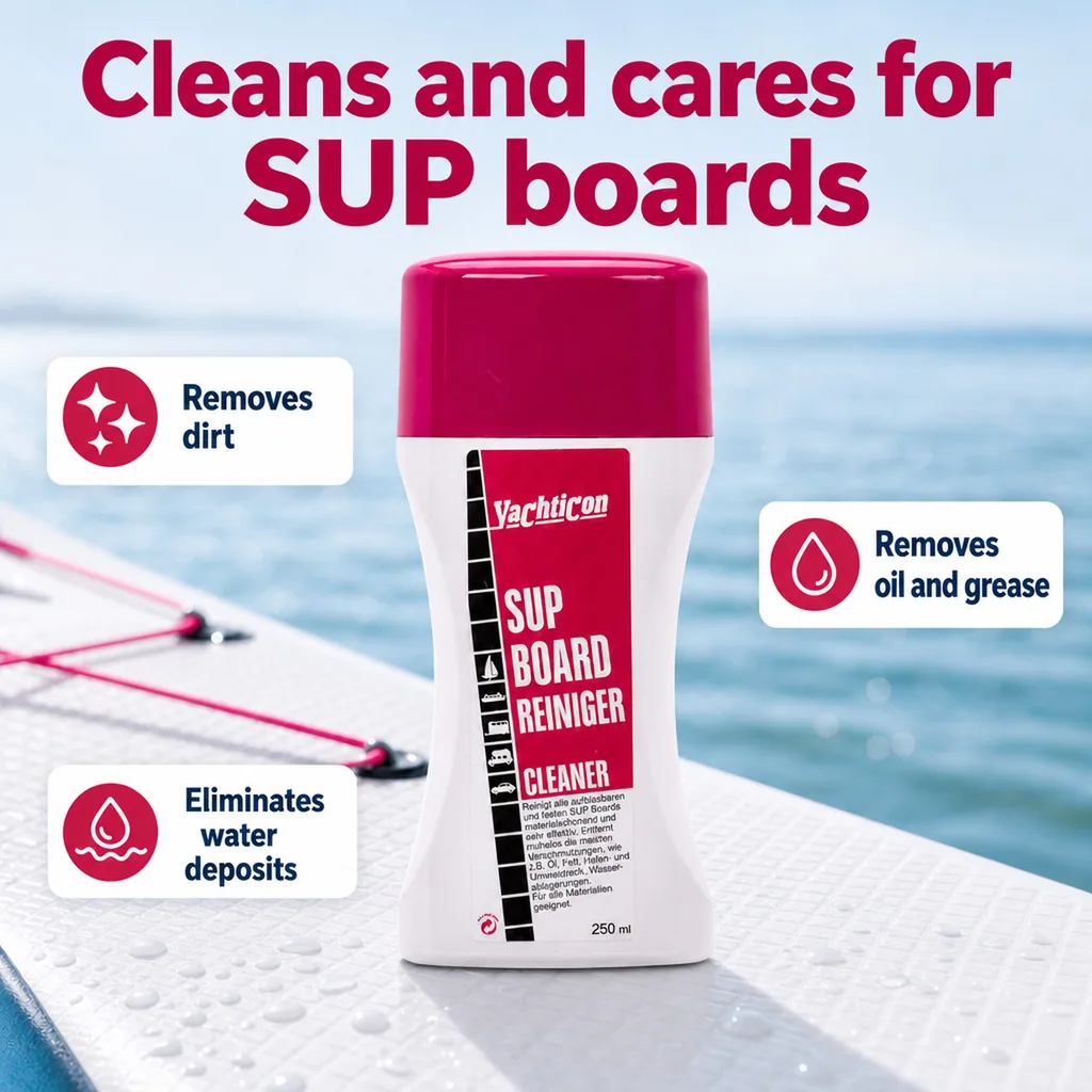 Paddle board cleaner, SUP cleaner, 250 ml SUP board cleaning, paddleboard cleaner