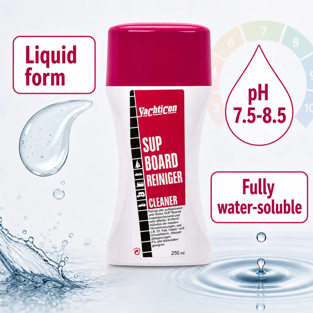 Paddle board cleaner, SUP cleaner, 250 ml SUP board cleaning, paddleboard cleaner