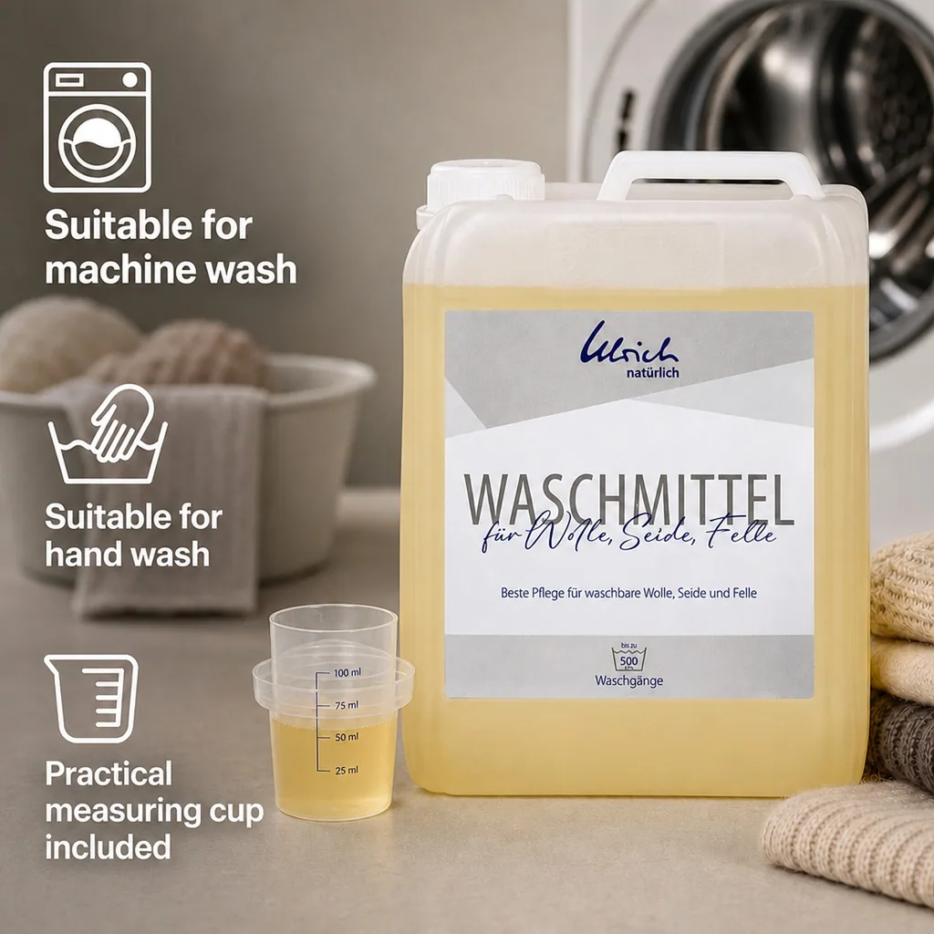 Wool Detergent 5 Liter, Silk Detergent, Delicate Detergent, Lanolin