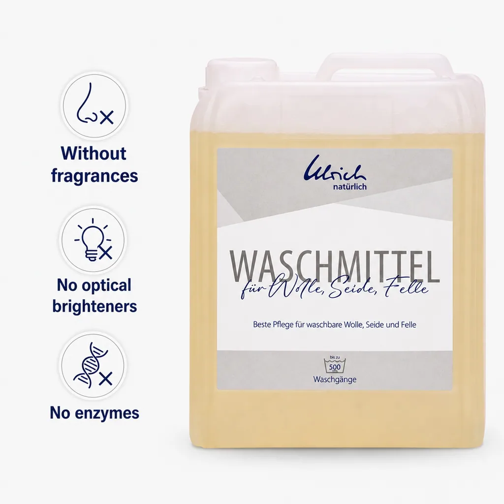 Wool Detergent 5 Liter, Silk Detergent, Delicate Detergent, Lanolin