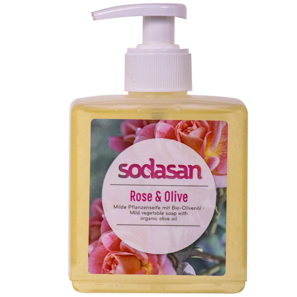 Liquid Hand Soap, Rose Olive Scented, Natural Hand Soap, Plant Based, 300 ml