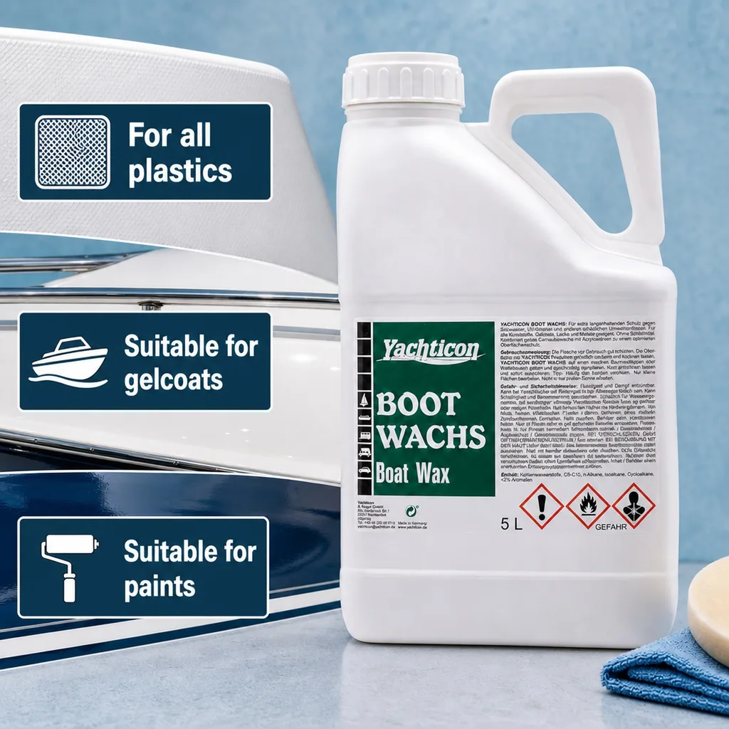 Boat Wax 5 Liter, Marine Wax, Boat Polish, Marine Polish, Yacht Wax