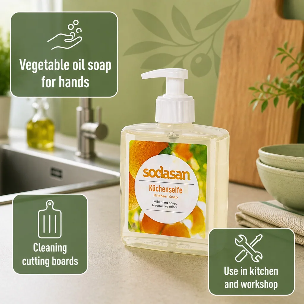 Kitchen Soap, Odor Neutralizing Soap, Natural Kitchen Soap, 300 ml