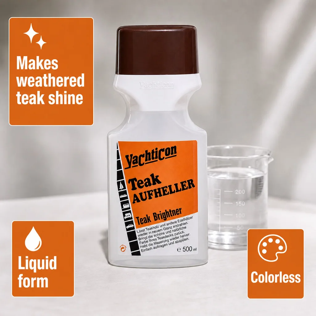 Teak Brightener 500ml, Teak Cleaner, Teak Restorer