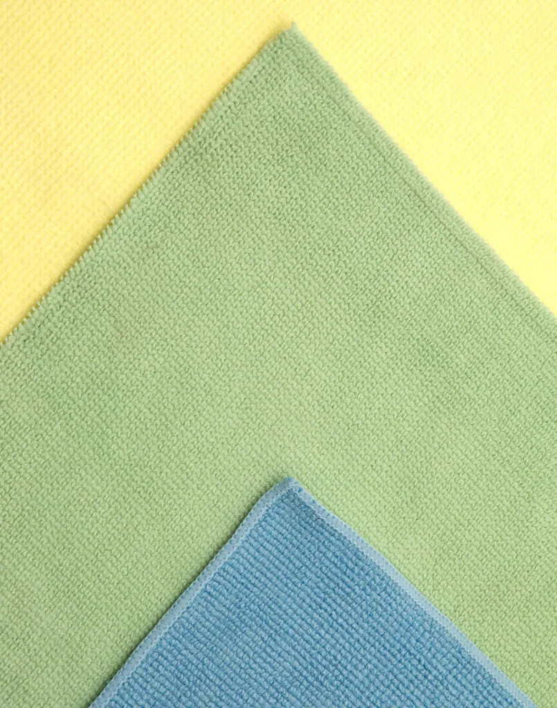 Polishing Cloth, Cleaning Towels, Shine Towels, green, 5 Pcs